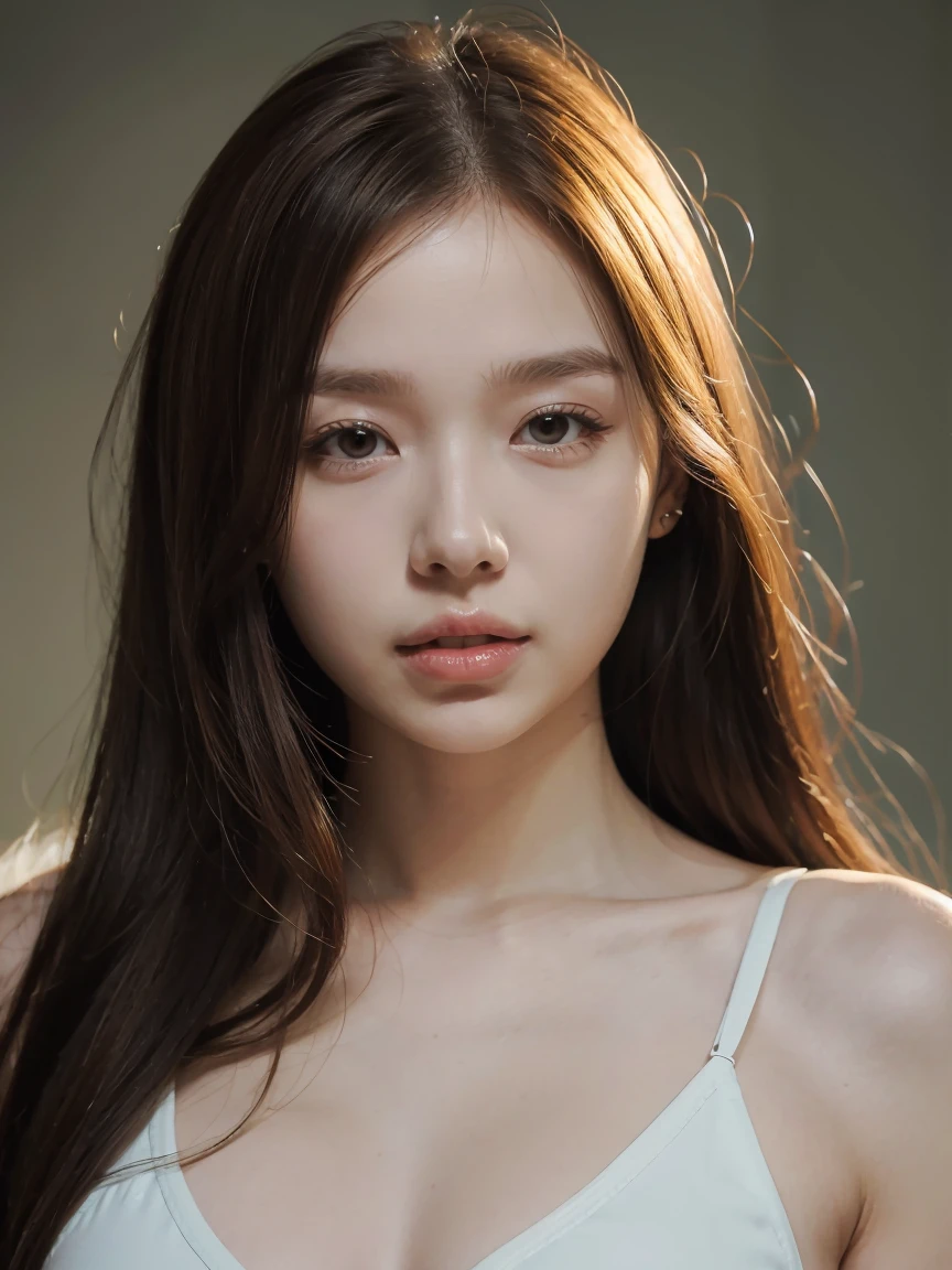 (best quality, highres, ultra-detailed), portrait, minimalism, soft lighting, gentle expression, flowing hair.