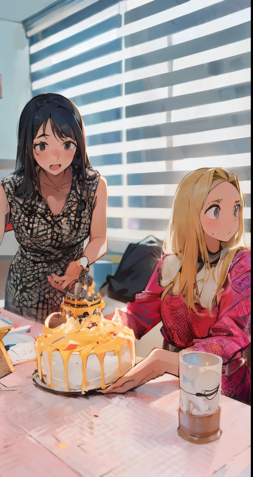 Delete the background girl