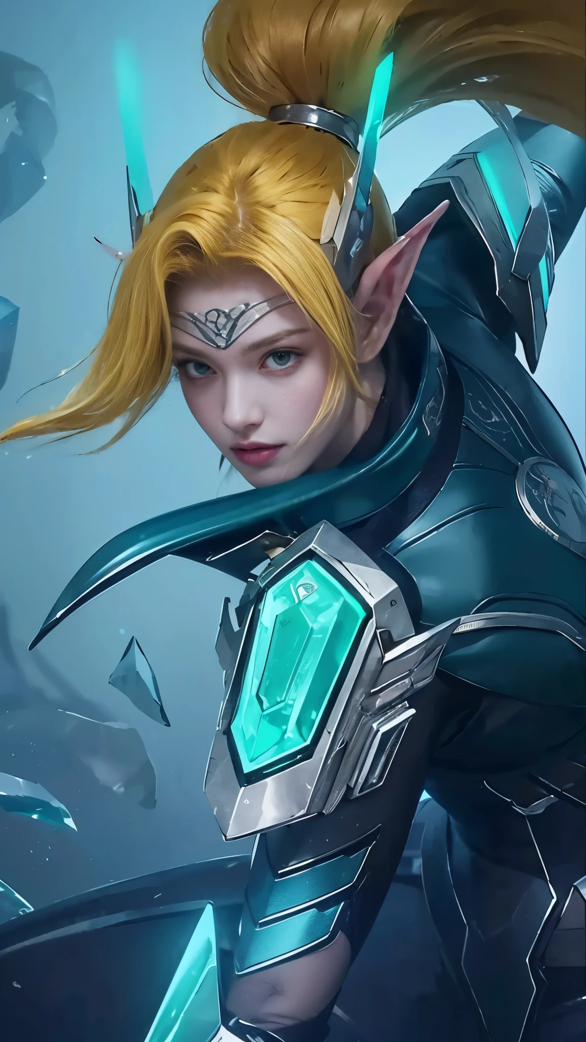 (best quality,4k,highres,masterpiece:1.2),ultra-detailed,(realistic:1.37),HDR,studio lighting,extreme detail description,physically-based rendering,professional,vivid colors,bokeh,portraits
a close up of a woman,beautiful detailed eyes,beautiful detailed lips,extremely detailed eyes,extremely detailed face,long eyelashes
mobile legends,riven,sigma female
artgerm detailed,extremely detailed artgerm
a blonde emerald warrior, elf ears