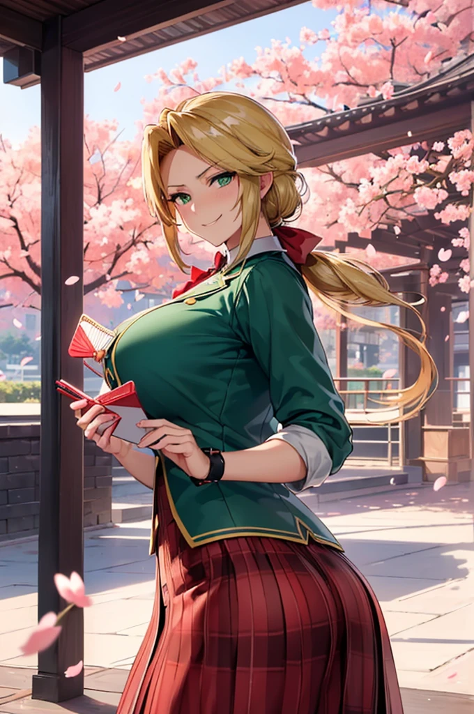 8Kんで(A sloppy smile, the face we are looking for, Mischievous face:1.9)8Kんで(((((handing over a love letter:1.5)))))((Adult women,Huge , (Huge breasts:1.3),Are fat,とても唇が赤いHuge breastsを強調,Big Ass,Narrow waist,Long legs,Green Eyes立っている)) 8k((((Anime Style),(The facial expression is good))))8k(((((Anime Style)Green Eyes)))) 8k((Standing at the station))8k((Waiting for a train at the station))8k((Morning))8k((Beauty))((学生blazer15歳学生服 緑のネクタイ, blazer, Pleated skirt))8k(((spring,cherry blossoms,The wind is blowing,Her skirt is flipped up,cherry blossomsが散っている:1.3))) 8Kんで(((((handing over a love letter))))) 8Kんで(((((handing over a love letter)))))8K(Close-up of face)8k(The depiction of women's hands is excellent.)8k(Woman counting hands)