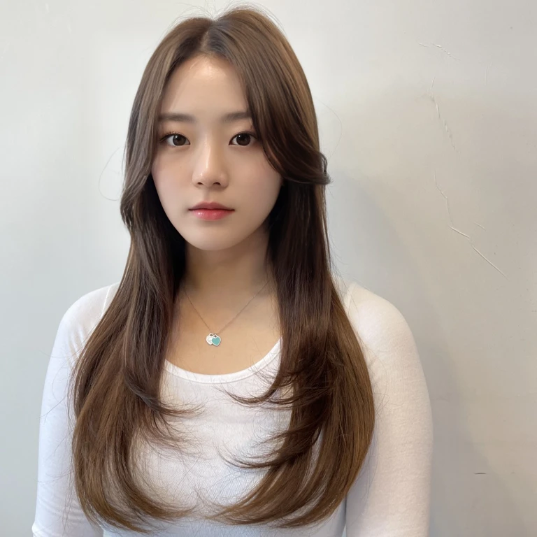 Best Quality, 8k, Masterpiece, (Portrait: 1.3), (photo realistic:1.4), (hyper realistic:1.4), Sharp Focus, looking at viewer, (smoother lighting:1.1), (increase cinematic lighting quality:0.9), realistic lighting, backlighting, light on face, ray trace, (brightening light:1.2), (Increase quality:1.4), sharp detail, (best quality real texture skin:1.4), finely detailed eyes, black_eyes, finely detailed face, 25 year old Korean woman