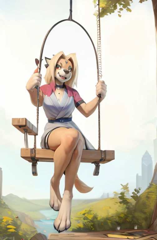 ((tsunade on a swing )), hentai,solo, female, short, shortstack,day time ,  , looking  at viewer,  background, extremely detailed, photorealistic, 3d render, high quality erotic digital art, detailed eyes , good anatomy, good perspective,  towards viewer, by bebebebebe, by sicklyhypnos, by gerkk, by orf, (by  by cutesexyrobutts, by darkgem, by zackary911, (by  by singafurian, by daftpatriot, sassy, cute, early 20s, detailed face, handsome , detailed mouth, 