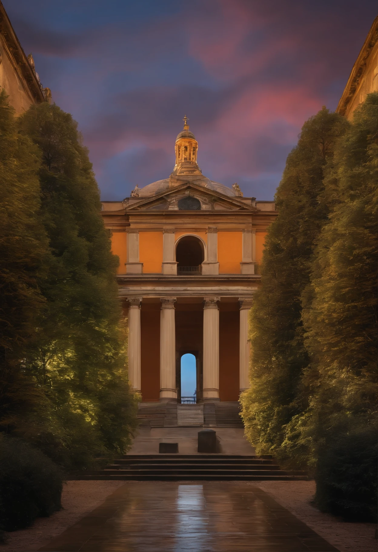 Make an image where you can observe Descartes' dualism in relation to artificial intelligence