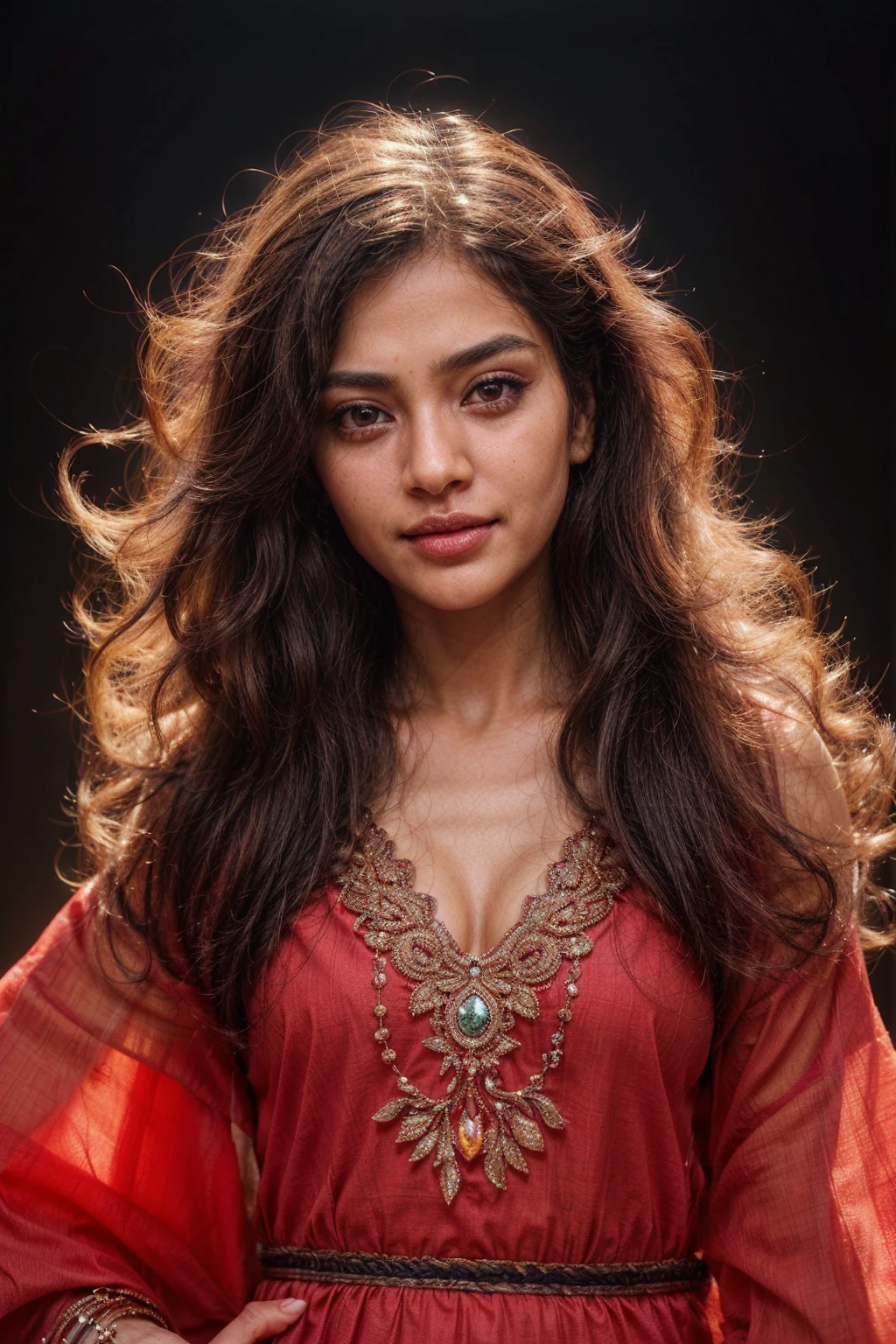 south asian facial features. girl. Should look very beautiful. pretty. Highly detailed and hyper realistic. The skin texture should be highly detailed and extremely accurate. thick black hair and brown eyes. Face must be accurate. Highly detailed face and facial features. Extremely accurate representation of face and facial features. Face should be highly detailed and hyper realistic. Every thing from the body should be extremely perfect and realistic. hyper realistic. Skin texture is natural and realistic. Face is realistic and extremely detailed. Eyes are detailed and accurate. Highly accurate. eyes should be realistic and accurate. hyper detailed. perfect details. realistic proportions. hyper realistic skin texture. smiling. black eyes. eyes are black.