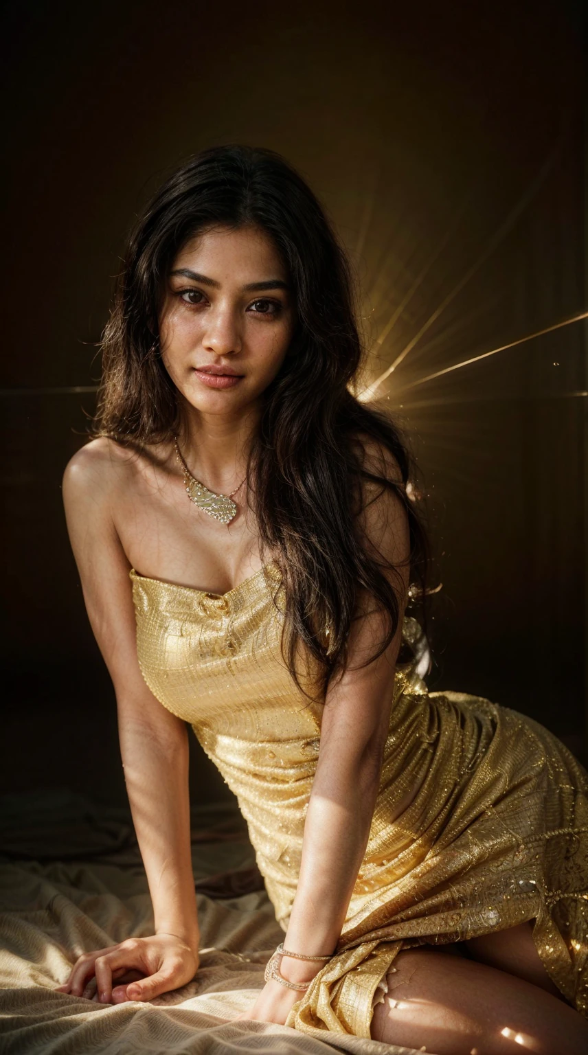 south asian facial features. girl. Should look very beautiful. pretty. Highly detailed and hyper realistic. The skin texture should be highly detailed and extremely accurate. thick black hair and brown eyes. Face must be accurate. Highly detailed face and facial features. Extremely accurate representation of face and facial features. Face should be highly detailed and hyper realistic. Every thing from the body should be extremely perfect and realistic. hyper realistic. Skin texture is natural and realistic. Face is realistic and extremely detailed. Eyes are detailed and accurate. Highly accurate. eyes should be realistic and accurate. hyper detailed. perfect details. realistic proportions. hyper realistic skin texture. smiling. black eyes. eyes are black.