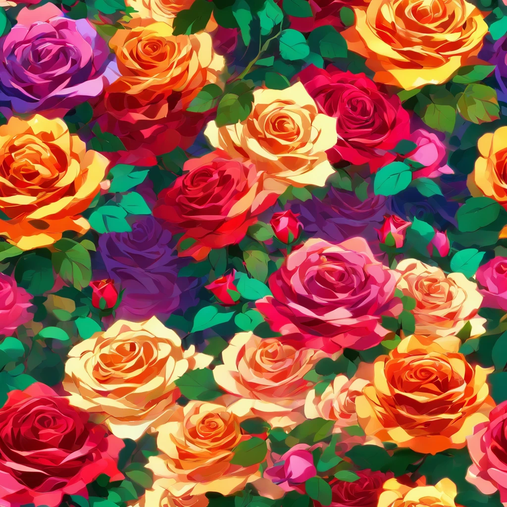 An exquisite blend of multi colored roses very tightly woven award-winning roses the rarest of rare
