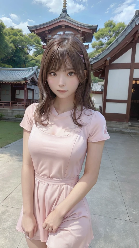 1 girl, Beautiful 17-year-old girl, Angelic, Full body figure、cute face,
detailed and beautiful eyes, Full body figure、
(Big eyes:1.3),long eyelashes,
(beautiful detailed face and eyes:1.4),
beautiful long hair, Beautiful smile,
(highest quality:1.2),
Raw photo,
High resolution,
perfect details,
professional photography,
professional lighting, (metallic coral magenta and white hero suit:1.3), super tight fit bodysuit, belt, huge breasts, beautiful feet, strong lighting on bodysuit,at the park, sexy figure:1.2, Portrait