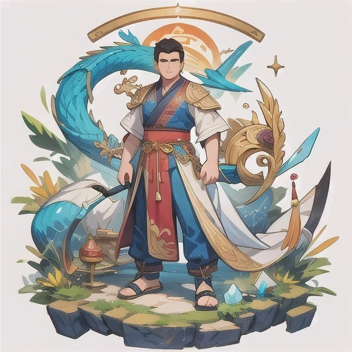 An Alafiid man holds a large white number 3 in front of a gray background, dragon, author：Li Song, author：Cold plum, Leng Jun, inspired by Huang Gongwang, author：Sun Long, Huang Longli, inspired by Wen Zhengming, by Zhou Fang, steve zheng, author：Barbara Longi, inspired by Wang Zhenpeng, Reality, masterpiece, best quality, high resolution, Very detailed), A young handsome man posing nude，Surrounded by crystals, Crystal personified as a man, 