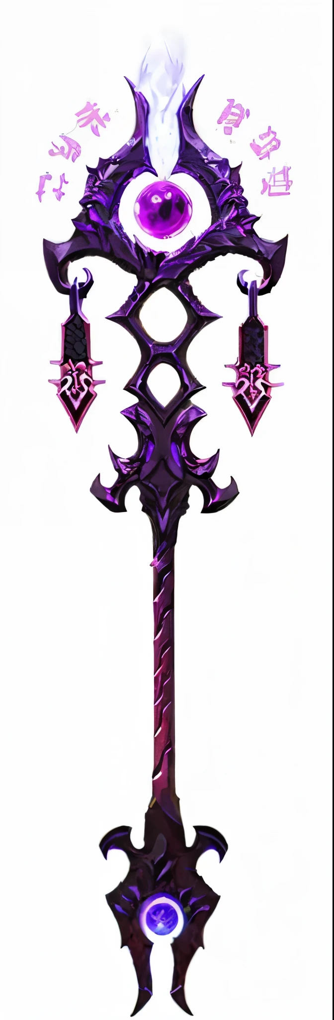 一把紫黑色的Staff,demon之杖, Role Playing Game Items, Fantasy weapons, Staff, Staff武器, World of Warcraft Blizzard Weapon Art, Staff的设计, 幻想Staff, Pole arm, Scepter, Severe jpg artifacts, Pole arm glaive, Weapon Design,demon