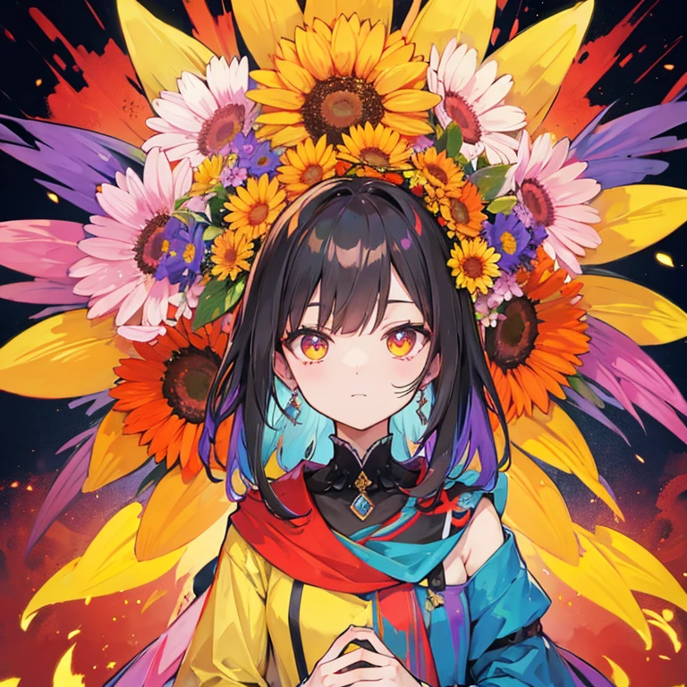 Explosion of colorful flowers!