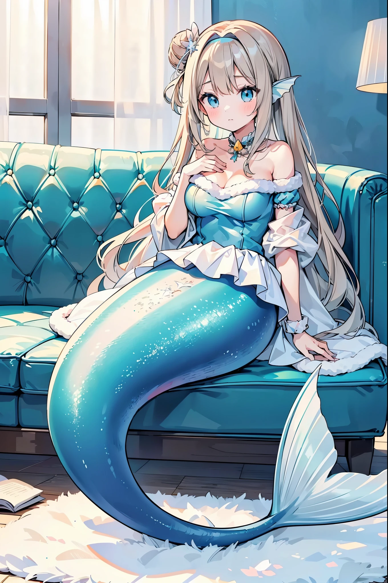 Anime. 1 Girl. Cute girl. Mermaid. Slave. Clumsy. Blonde. Long hair. Blue eyes. Beautiful eyes. Perfect eyes. Expressive eyes. Ideal face. Snotty nose. . Big breasts. Beautiful breasts. Mermaid ears. Cold. Allergy. Runny nose. Snot. Snot flows from the nose. Temperature. Blush. Wants to sneeze. I have to sneeze.
Strong, desperate desire to sneeze. Sneezes. Urinary incontinence. Hands on crotch. He squeezes his crotch tightly. Wants to pee. I need to pee. A strong, desperate urge to pee. Pissing herself. Pissing to himself. Pees on the floor. She peed herself. No panties. Urine runs down my thighs. A puddle of urine on the floor. Sits in a puddle of urine. Sits on the floor. Sits in a cage. Sits and eats the fish. Sits in the slave market. Ideal anatomical body. Mermaid body. The whole body is covered in scars. Mermaid tail instead of legs. Fins on the hips. Gills on the neck. Webbing between the fingers. Dirty tunic. Torn tunic. Slave collar. Shackles. Sitting. Full height. Fantasy. City. Street. Slave market. Cell. Many people. Beautiful character design. Shiny skin. Full body. nsfw. Scat. Official art. Extremely detailed CG Unity 8k wallpaper. Ideal lighting. Ultra high resolution 4K. Super detailed 8K. A high resolution.