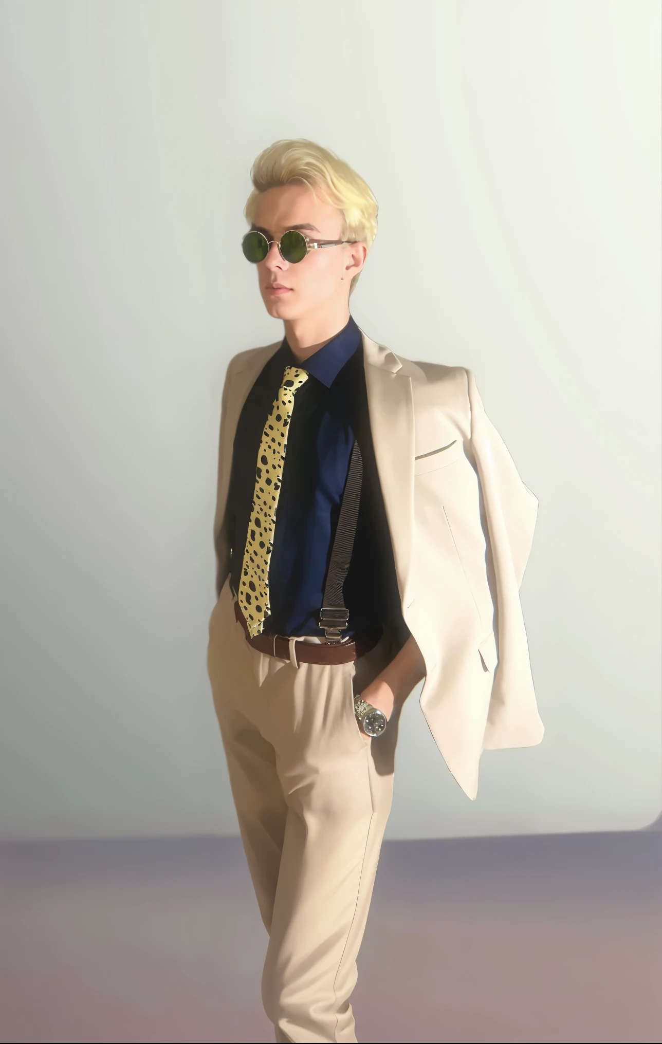 legs, beige trousers, White background