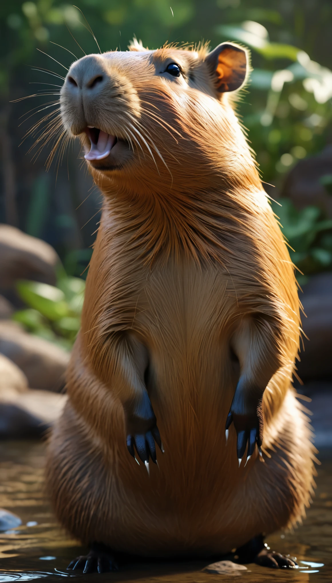 capybara，True ray tracing，OC Renderer，Octane renderer