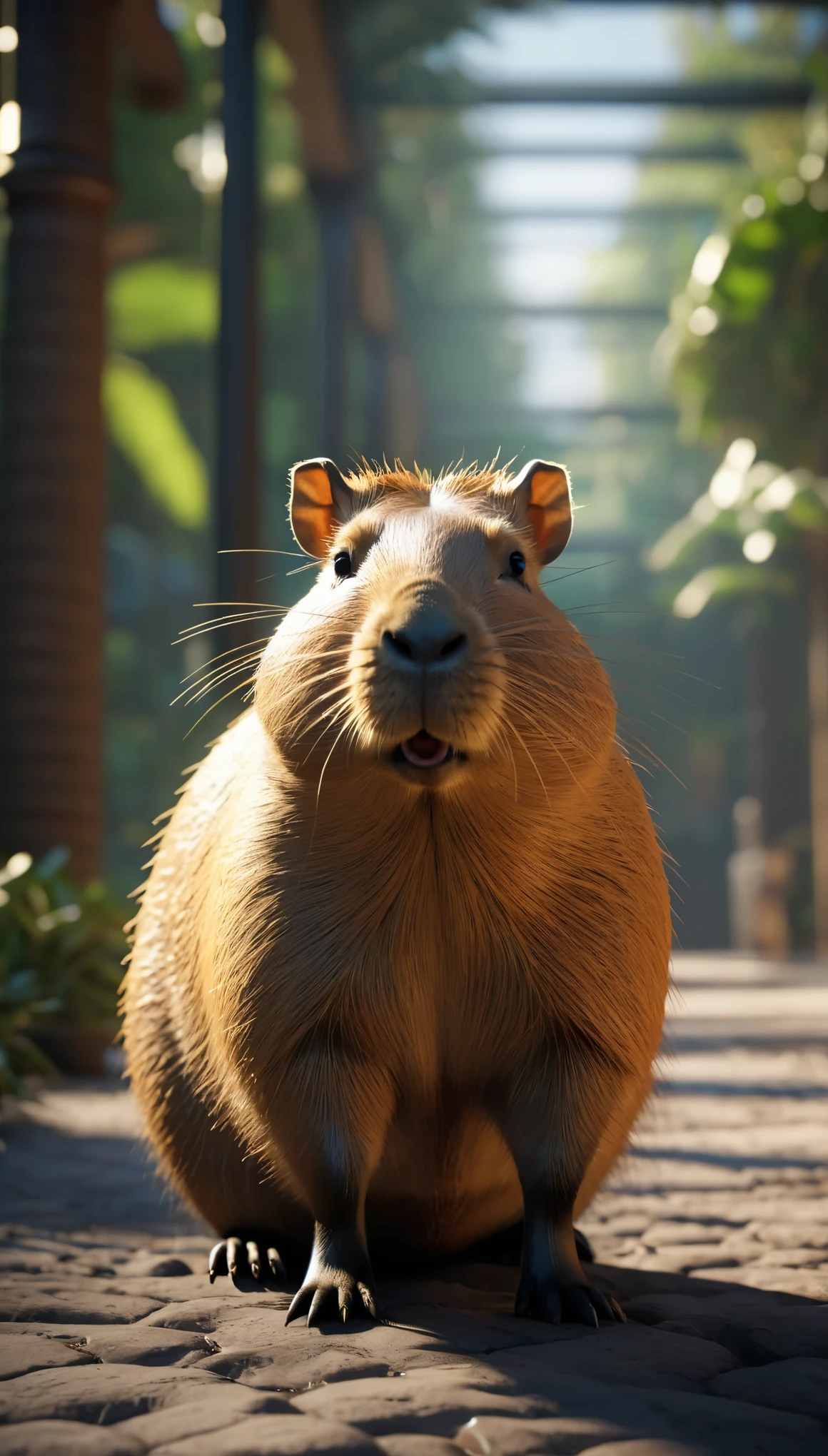 capybara,True ray tracing,OC Renderer,Octane renderer