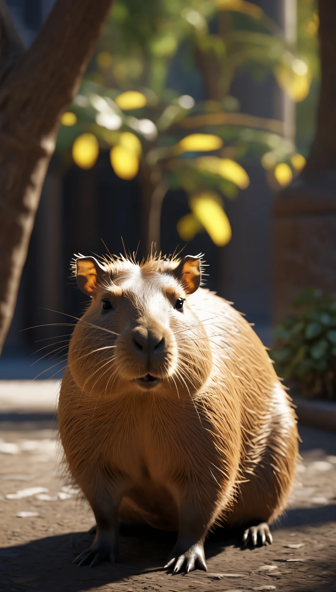 capybara,True ray tracing,OC Renderer,Octane renderer