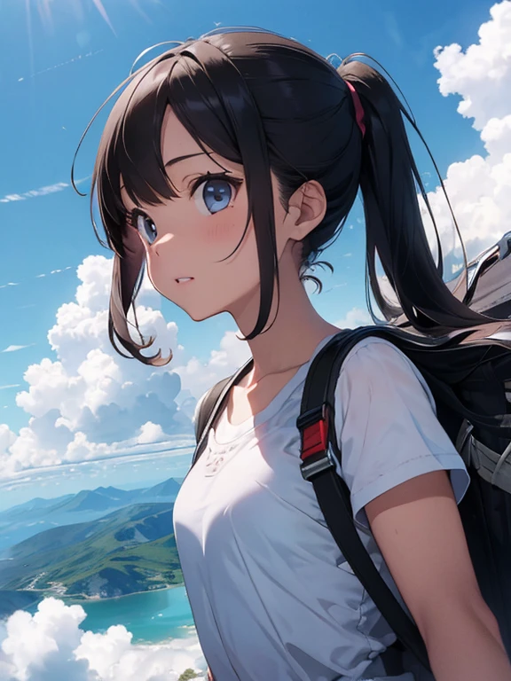1girl free_fall from Altitude 10000m