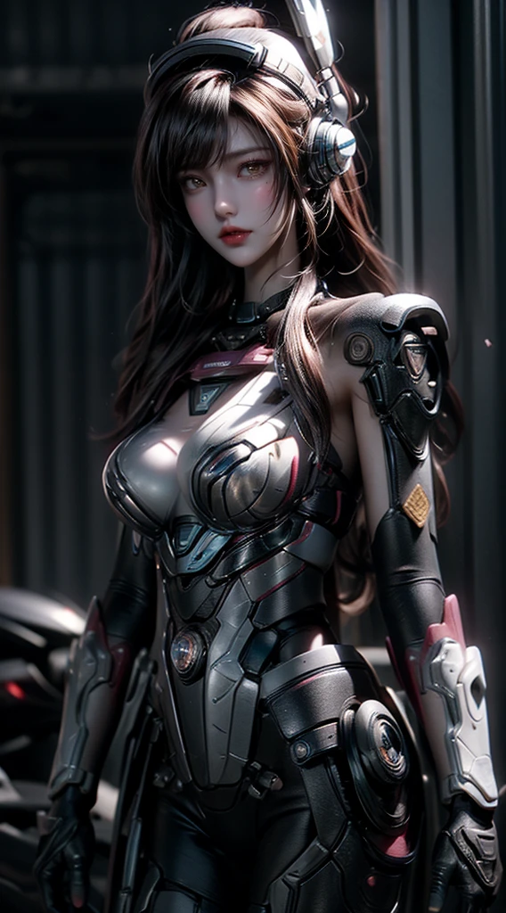 (full bodyesbian:1.3),((best qualtiy)), ((tmasterpiece)), (the detail:1.4), A beautiful cyberpunk girl,(scutes:1.3),Machinary,sci-fy,(Transparent sci-fi glasses:1.2),hdr(HighDynamicRange),Ray traching,NVIDIA RTX,Hyper-Resolution,Unreal 5,Subsurface scattering、PBR Texture、post-proces、Anisotropy Filtering、depth of fieldaximum definition and sharpnesany-Layer Textures、Albedo e mapas Speculares、Surface coloring、Accurate simulation of light-material interactions、perfectly proportions、rendering by octane、Two-colored light、Low ISO、White balance、the rule of thirds、8K raw data、