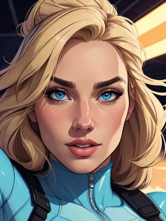 Personagem mulher estilo atompunk Fallout 4 Jennifer Connelly le com marcas de guerras Imagem de desenho animado de uma mulher .Ilustra??o estilo desenho animado, estilo de arte dos desenhos animados, estilo de arte dos desenhos animados, digital illustration style, estilo atompunk design de personagens altamente detalhado, arte digital detalhada coragem, Forest fan art, Design de personagens de retrato, beautiful digital illustration, retrato de alta qualidade, Arte em quadrinhos, mulher jovem cabelo com transas lindas . Queen Anna of ArendelleBeautiful lined eyes Medium large bust and wonderful sexy clothes. image expression of sexual desire from waist to head illustration Queen Anne of Arendelle atompunk style Fallout 4 The perspective is from below, emphasizing the majesty and power of the Giganteum style Cartoon style digital illustration close-up of a woman with blonde hair and blue eyes, artgerm e lois van baarle, zenoscope, Betty Cooper, Lois van Baarle e Rossdraws, no estilo artgerm, artgerm julie bell beeple, retrato de emma geada, Invisible Woman, black canary, margot robbie em gta v, wonderful expression Cartoon style digital illustration