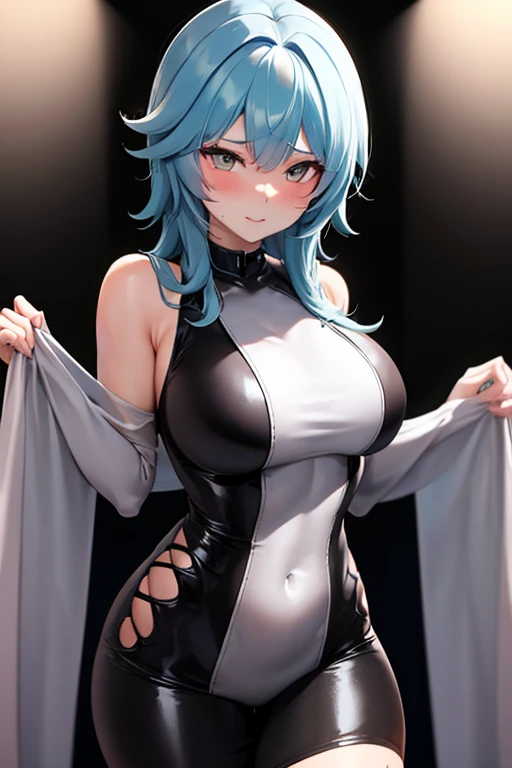 Wearing a sexy skin tight bodycon
