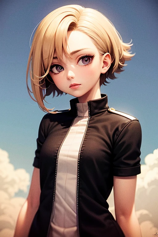 personaje de Boku no hero con cabello corto