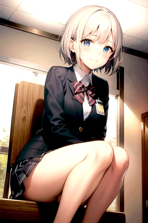 Junior high school students stripped  at school for growth test、
Boyish, embarrassed face　Undressing