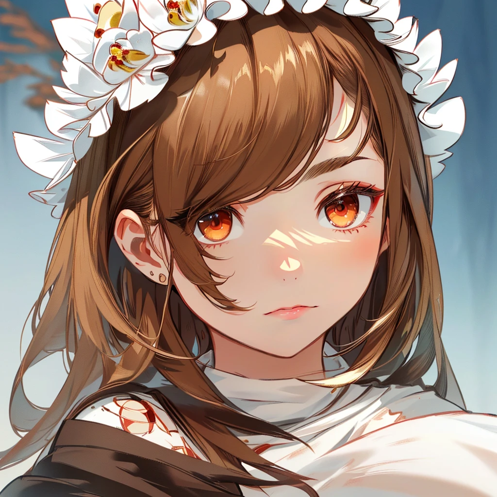 (masterpiece), best quality, expressive eyes, perfect face, Close up to her face, A beautiful girl with (sanpaku eyes:1.5, very tiny brown iris: 1.5, (eyes with visible white between the iris and the lower eyelid:1.5)), dark brown bob hair, slim face, toned body, wearing a casual spring season attire,
