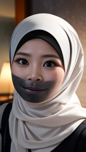 Precipitation over the years,Let her gradually comprehend,The light of the past has been cruelly refracted by the years。She smoothed out the youthful frivolity and sharpness,Let the heart precipitate a gorgeous calm。gagged, tape gag, wearing hijab, malay girl