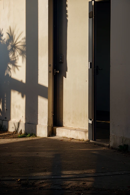 a high school in a bit of a shadow with no one