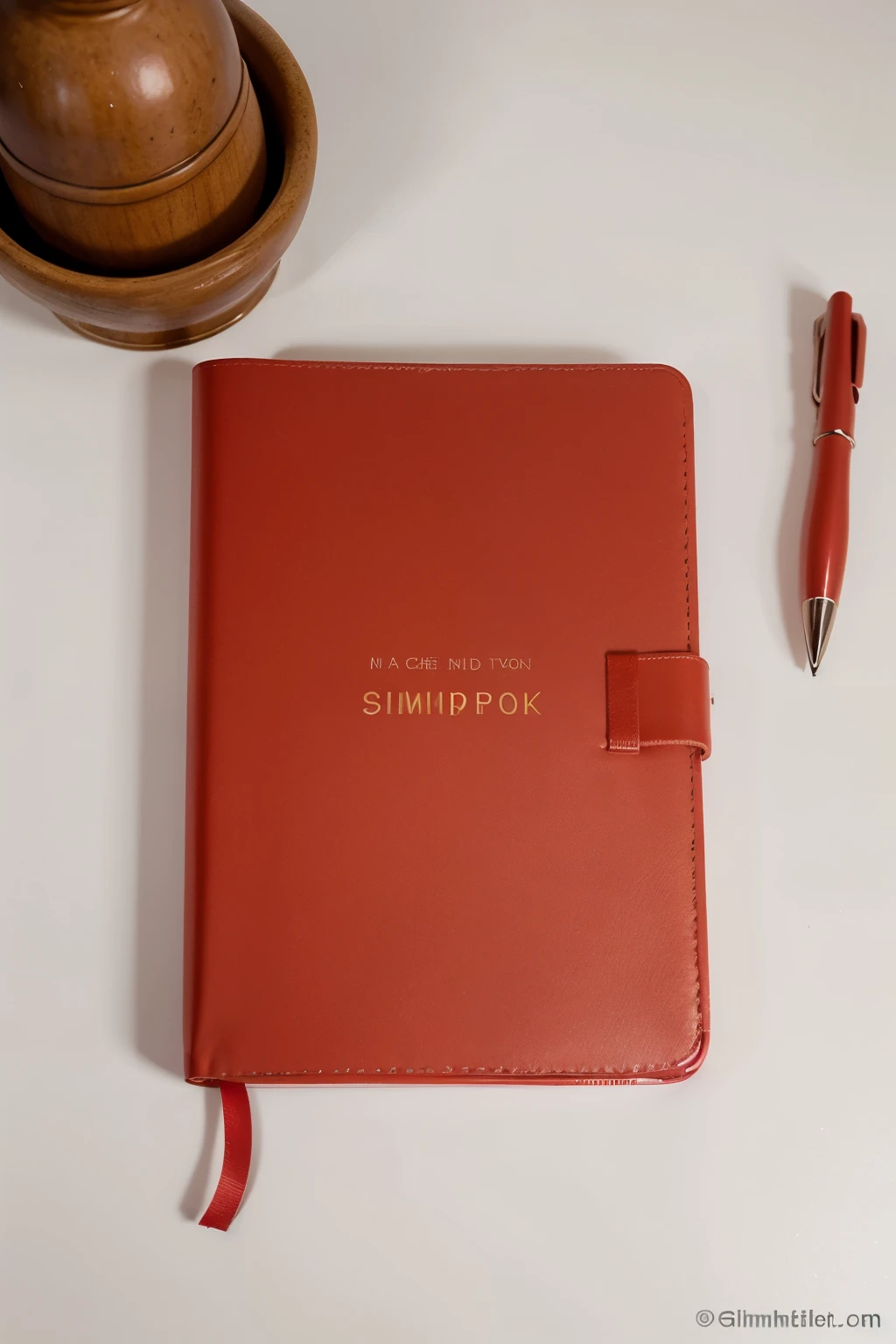 only a red cover notebook simpleness
the title is Red book
without background
without a table and pen
cartoon
