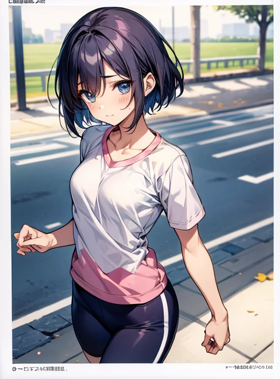 NSFW、very detailed、masterpiece、highest quality、Ultra high decomposition energy A、8K high resolution、Clear like a photo、ultra high resolution、Gradation depiction、photorealistic、Japan、School、schoolyard、all fours,Being a little far away 、based on anthropology、girl、detailed eyes、Funny face、short hair、wet body, School、Gym suit、,(pubic hair:1.2),(cameltoe:0.2),(love juice:0.7), (frown:1.2),,contemptuous,disdain,(hate:1.3),looking down,elegant,active angle,dynamism pose, outdoors, (embarrassed:1.3),from below、upward glance