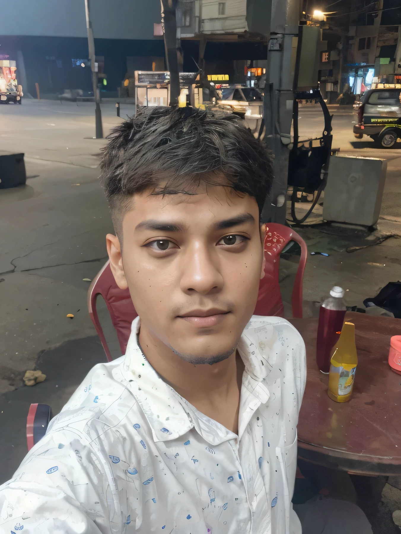 Cyberpunk look,cool man, realface, 4k, dslr click, cyberpunk background