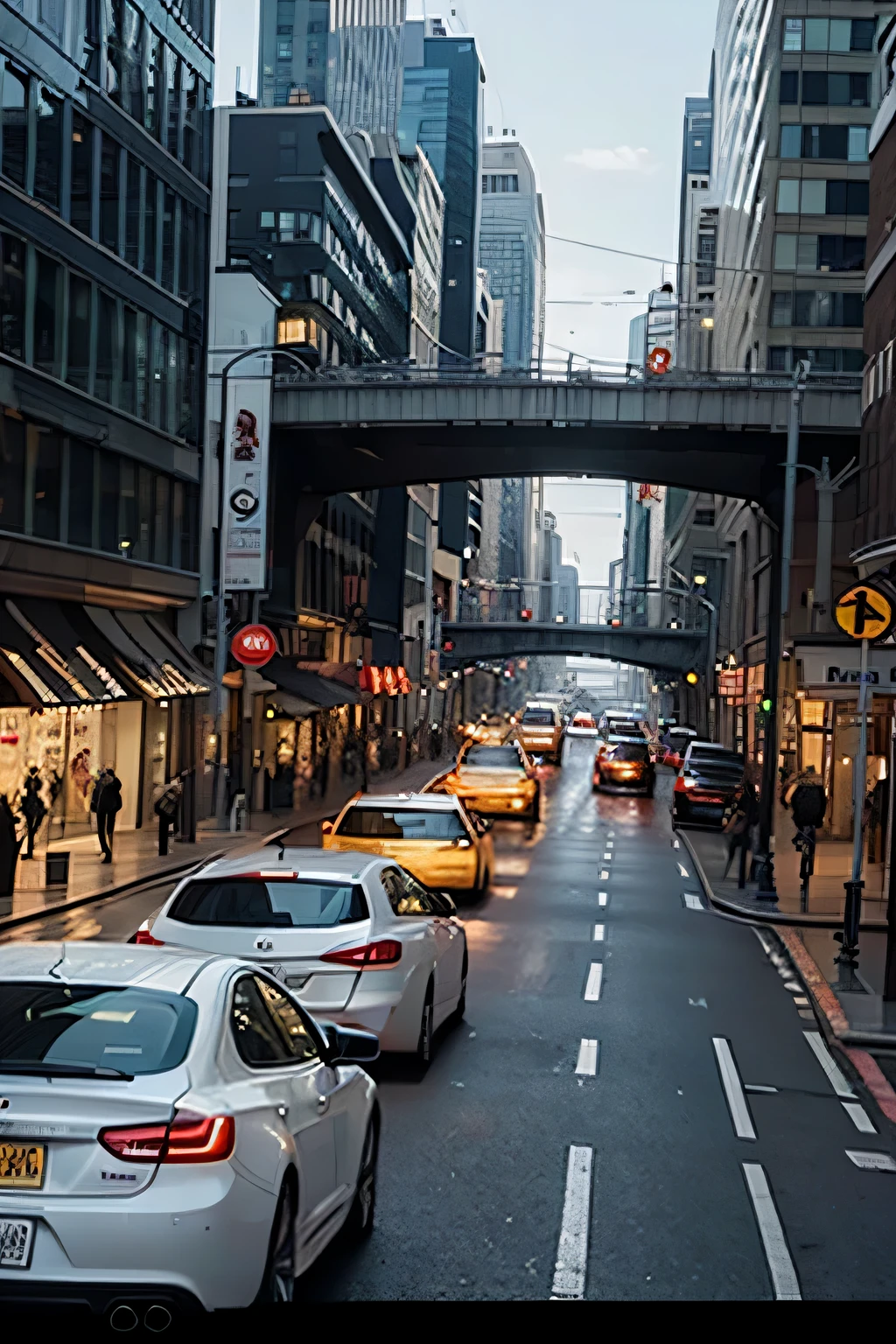 transportation,traffic light,Lots of cars,panoramic