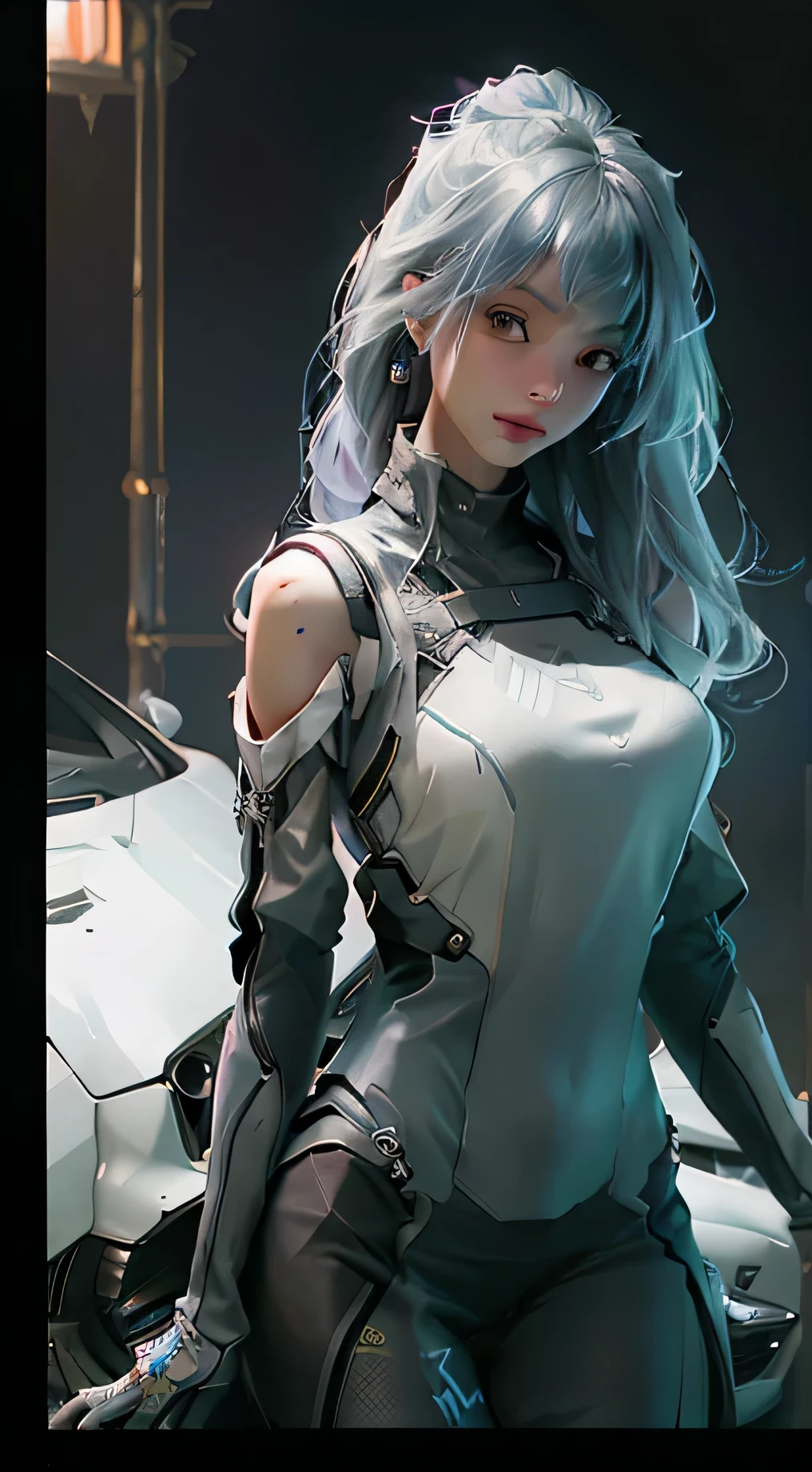 ((highest quality)), ((masterpiece)), (detailed:1.4), 3D, Beautiful cyberpunk woman image,High resolution (High Dynamic Range),Ray Tracing,NVIDIA,Super Resolution,Unreal 5,Scattered beneath the surface,PBR texturing,Post-processing,Anisotropic Filtering,Depth of written boundary,Maximum clarity and sharpness,Multilayer Texture,Albedo and Specular Maps,Surface Shading,Accurate simulation of light-matter interactions,Perfect Proportions,Octane Rendering,Two-tone lighting,wide aperture,Low ISO,White balance,Three-part method,8K RAW,
