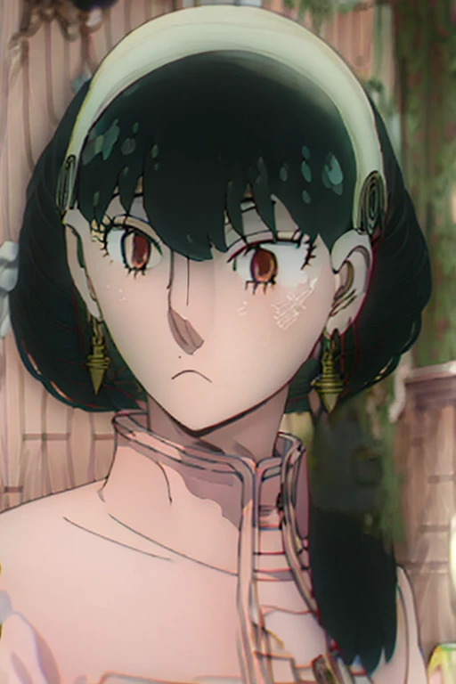8k,Anime girl with long black hair and a white dress with red roses, tattoo, Beautiful eyes in every detail, Gweitz, Gweitz on pixiv artstation, Detailed digital anime art, Beautiful Anime Girls, Gweitz on artstation pixiv, Anime Style 4k, everyone, beautiful anime portrait, Detailed portrait of an anime girl, Detailed anime art, Beautiful Anime Women