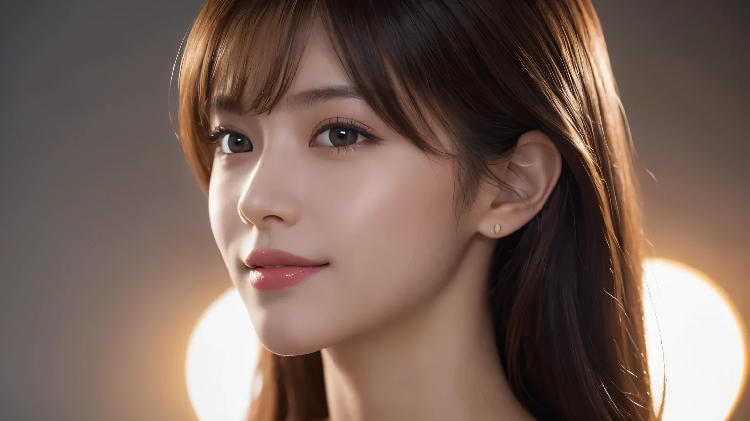 One Girl, (Dress in trendy fashion:1.2), (RAW Photos, highest quality), (Realistic, Photorealistic:1.4), Tabletop, Very delicate and beautiful, Very detailed, 2k wallpaper, wonderful, In detail, Very detailedな CG Unity 8K 壁紙, Very detailedな, High resolution, Soft Light, Beautiful detailed girl, looking at the camera、Very detailedな目と顔, Beautifully detailed nose, Beautiful fine details, Long Hair, small, White background、Background is white、Cinema Lighting, Perfect Anatomy, Slender body, smile, 