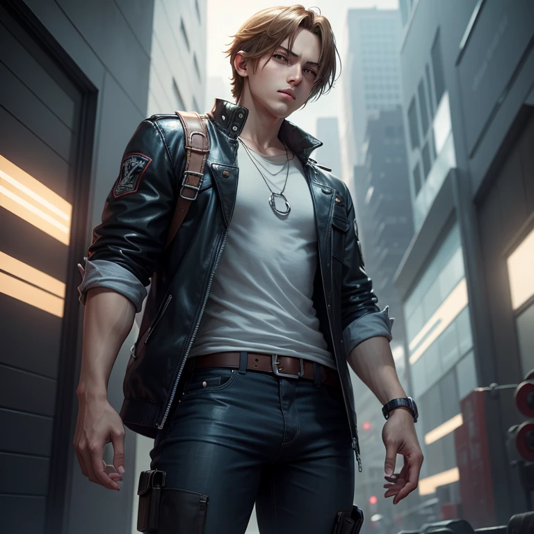 Young man look like leon kennedy looking up at the rainy sky, ultra-detailliert. anime image. by makoto shinkai, anime art wallpaper 4k, anime art wallpaper 4k, Anime art wallpaper 8k, anime wallpaper 4k, anime wallpaper 4k, 4K Anime Wallpapers, Anime Sky, amazing wallpapers, anime backgrounds, Anime Background Art, bigger bulge