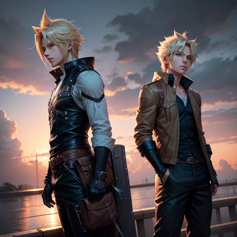 Young man look like cloud strife looking up at the rainy sky, ultra-detailliert. anime image. by makoto shinkai, anime art wallpaper 4k, anime art wallpaper 4k, Anime art wallpaper 8k, anime wallpaper 4k, anime wallpaper 4k, 4K Anime Wallpapers, Anime Sky, amazing wallpapers, anime backgrounds, Anime Background Art, big bulge