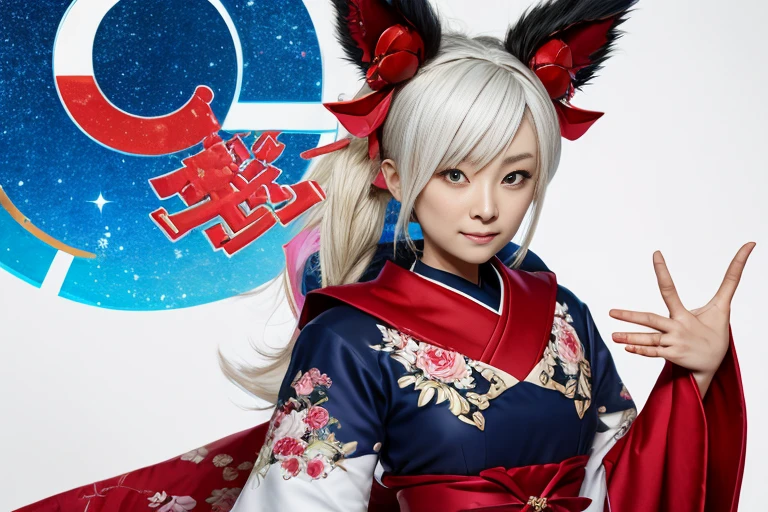 Anime girl wearing a blue and white dress and holding a blue ball, onmyoji, onmyoji detailed art, Portrait of an Onmyoji, White-haired God, keqing from Genshin Impact impact, Genshin Impact, From Arknights, zhongli from Genshin Impact impact, Haise Jinyao, by Shimo, long, by ヤン・J, Yunling