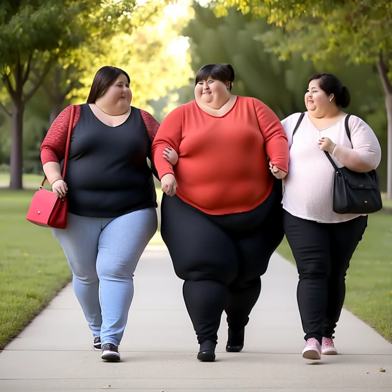 young fat ssbbw pear shaped British woman tightly stuck in a small playground tunnel wearing one piece bodysuits, smiling, she is with her fat ssbbw girlfriend, they try to wiggle through but they are way too big