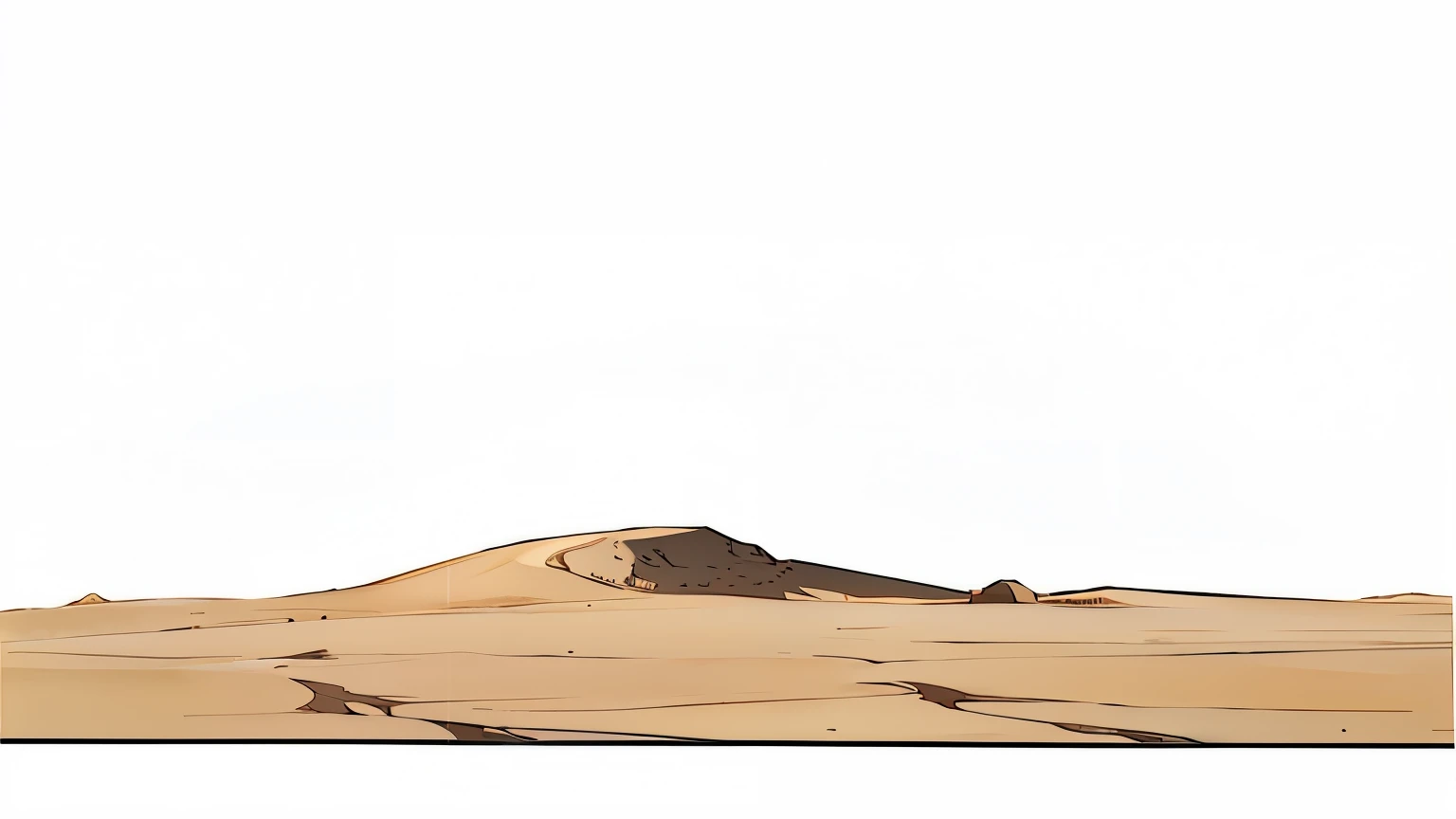 imagem de anime de um deserto, sand and desert environment, Fundo do deserto, Deserto ao fundo, deserto plano, desert environment, detailed scenery, dunas de areia de fundo, arid landscape, Deserto Deserto, deserto scenery, terra afiada de fundo, Planalto Rochoso, fundo de areias marcianas, terrenos baldios planos, barren desert landscape