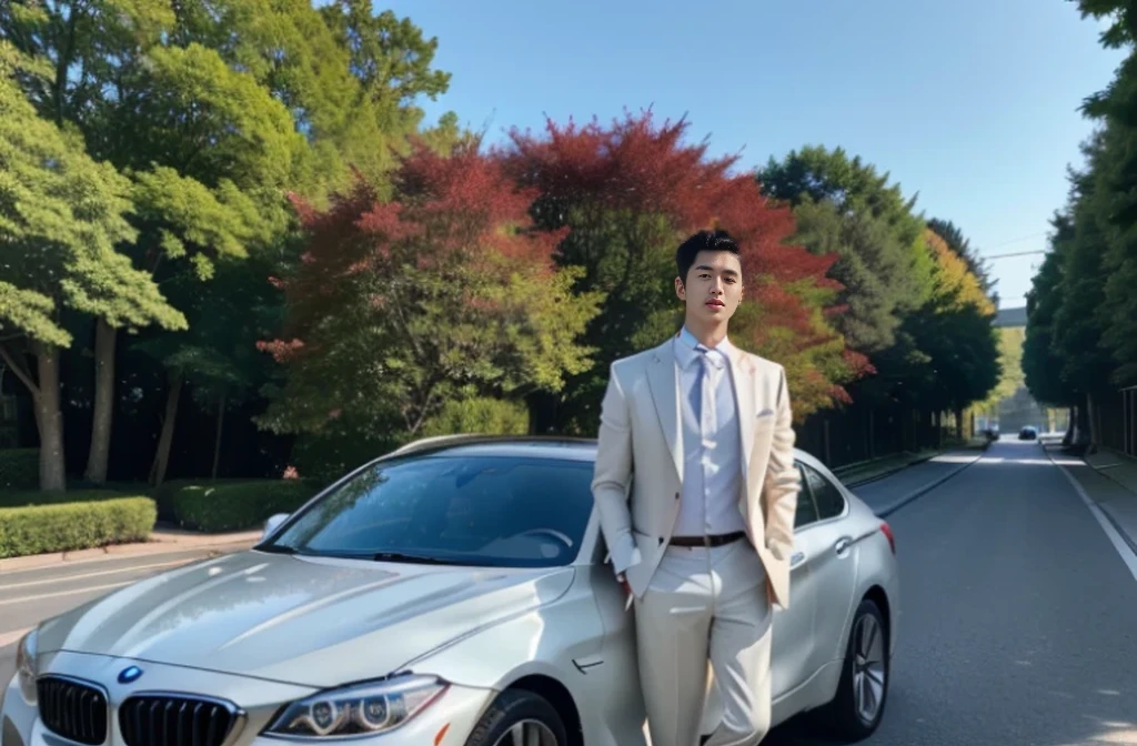(wearing white shirt、Asian man in suit and tie,Age 28.Height 182 cm)、best picture quality、masterpiece、Ultra-high resolution、(Photo realism:1.4 )、Full body portrait、
8K、Super sharp、realistic light、
Ultra high quality、tall gentleman、hair is beautiful、
Beautiful photos、As handsome as a model、As handsome as an idol、Professional avatar、Professional portrait photos、Realistic portrait photos、Detailed color portrait、Idol portrait、High quality full body portrait photos。
