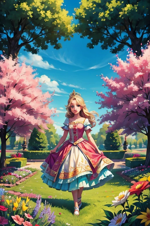 Era uma vez, em um reino encantado, onde vivia uma linda princesa chamada Amar. Ela adorava passar o tempo nos jardins do castelo, rodeada por flores coloridas e borboletas brincalhonas.
04-13
