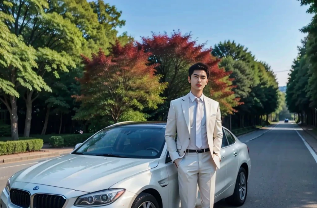 (wearing white shirt、Asian man in suit and tie,Age 28.Height 182 cm)、best picture quality、masterpiece、Ultra-high resolution、(Photo realism:1.4 )、Full body portrait、
8K、Super sharp、realistic light、
Ultra high quality、tall gentleman、hair is beautiful、
Beautiful photos、As handsome as a model、As handsome as an idol、Professional avatar、Professional portrait photos、Realistic portrait photos、Detailed color portrait、Idol portrait、High quality full body portrait photos。
