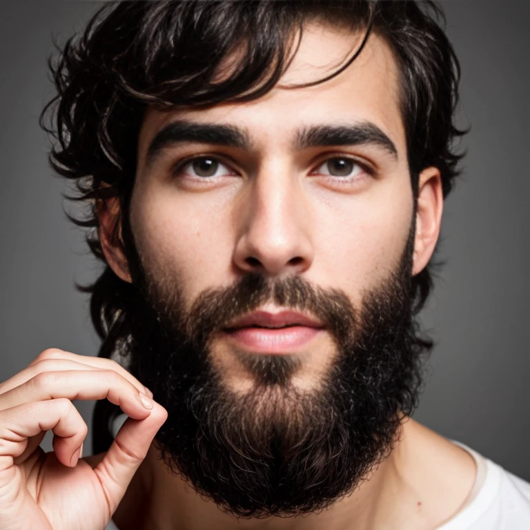 an jew man focus on the face