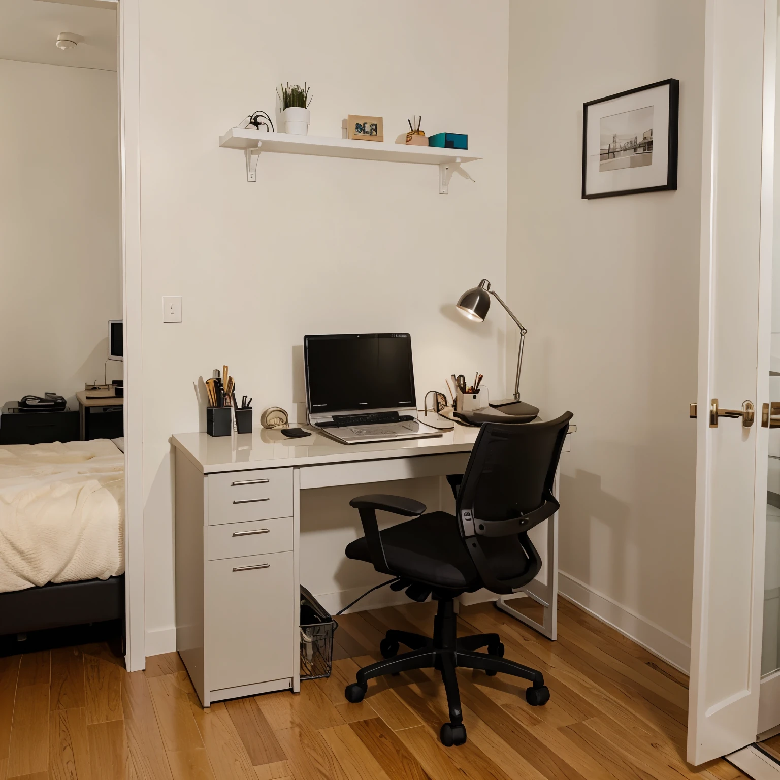 Small apartment office 