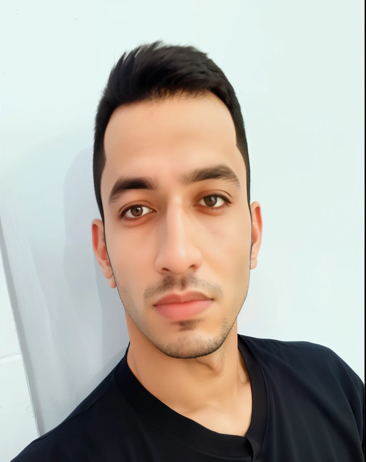 homem com uma camisa preta e uma camisa preta, Mohammed Chahin, cerca de 19 anos, taken at the beginning of 2020, André Rios, ismail, 18 anos de idade, Amr Elshamy, profile picture with headshot, foto frontal, menino berbere de 14 anos, Riyad Cassiem, 1 6 anosstanh, cabelo castanho escuro