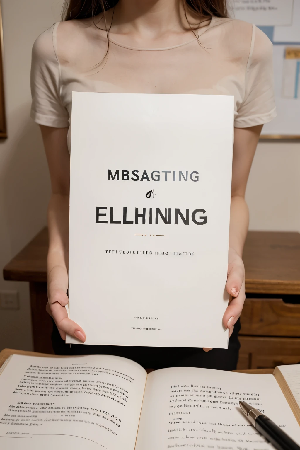 Create a book cover with the title Uplifting Messages