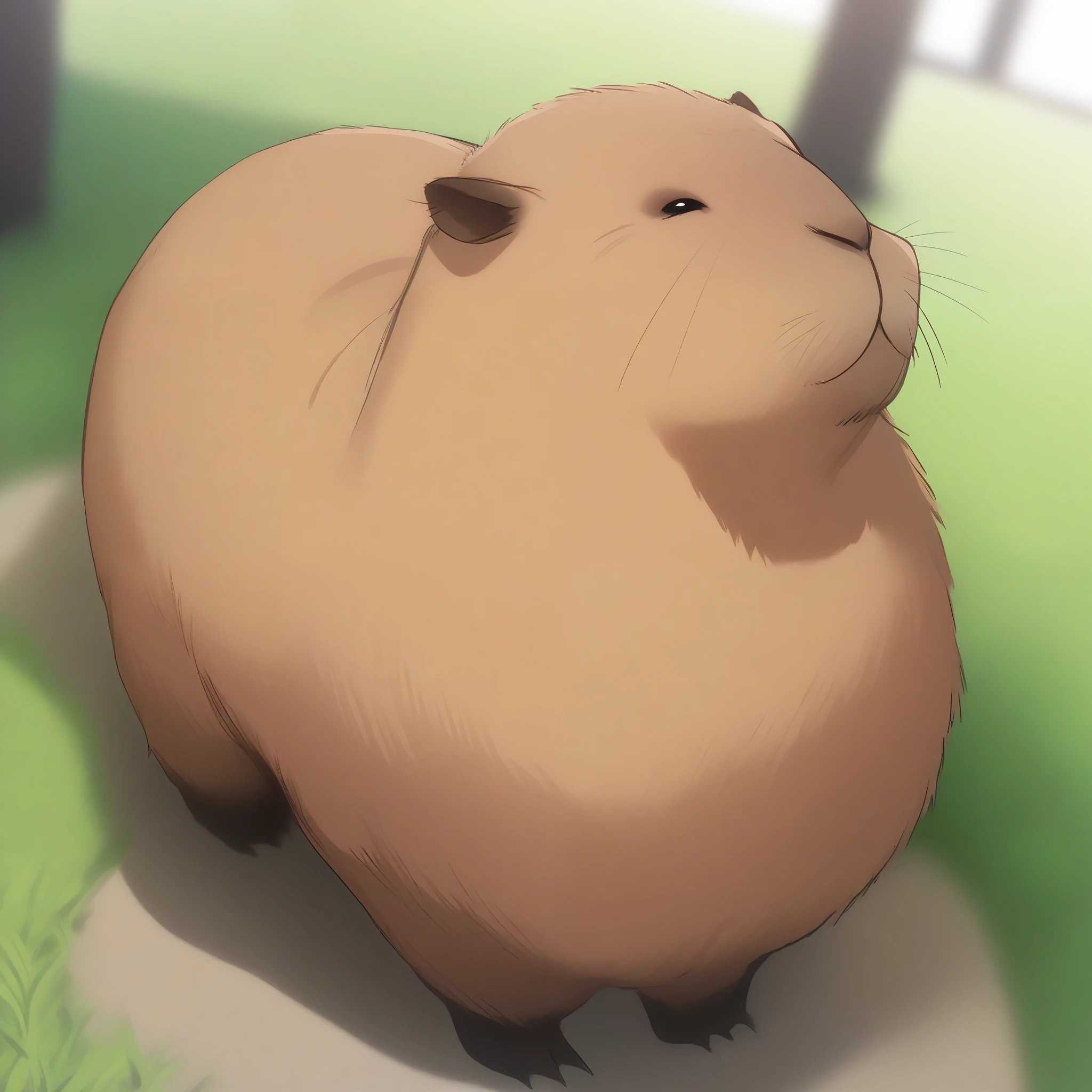 a Capybara, solo, masterpiece, best quality, very aesthetic, absurdres