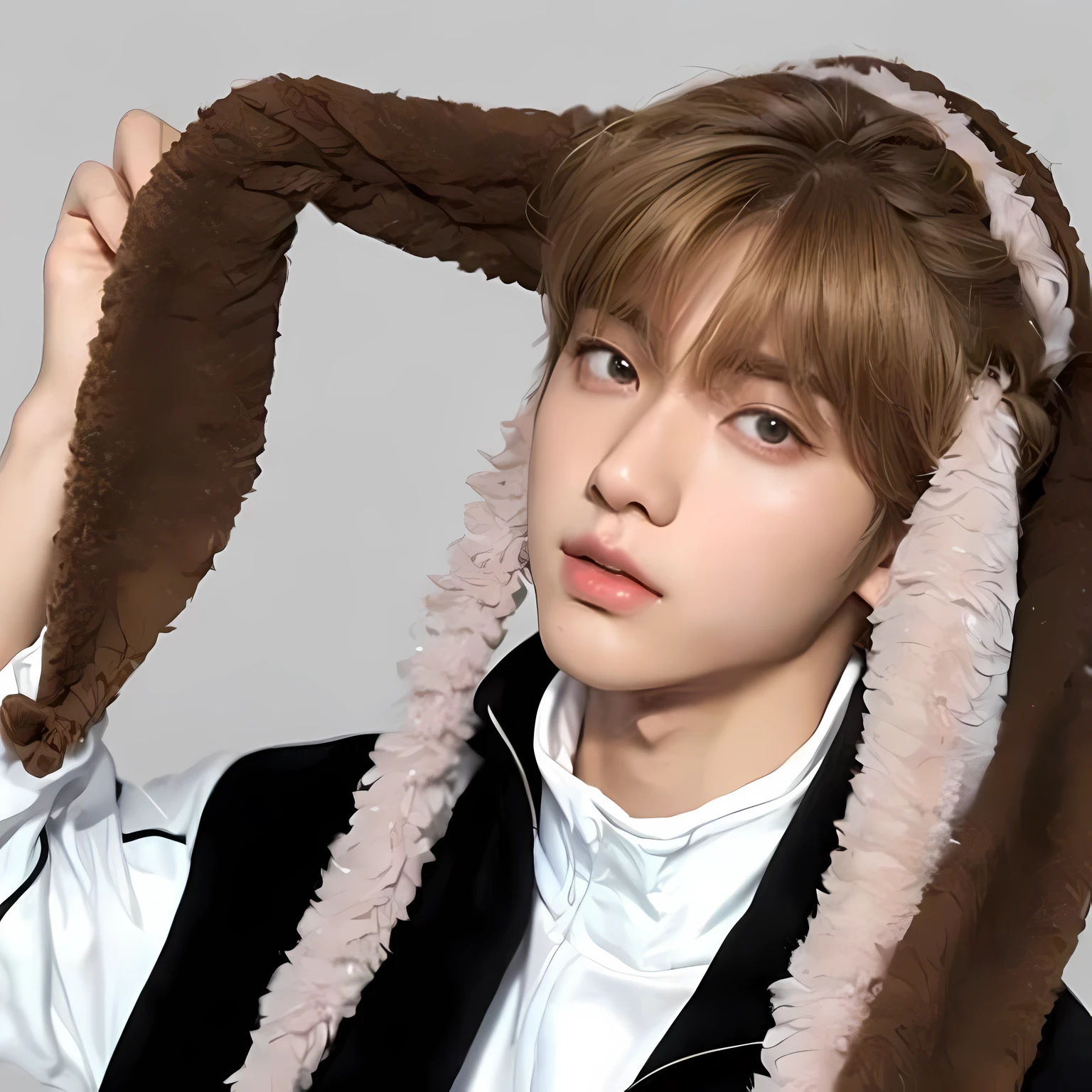 Ulzzang boy, ulzzang, Korean ulzzang boy, boy, cute face, cute eyes, cute, blonde hair, choi soobin, soobin from txt, choi soobin, soobin, small smile