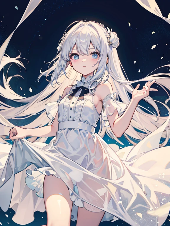 Sheer white dress